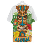 Aloha Tiki Print Hawaiian Shirt