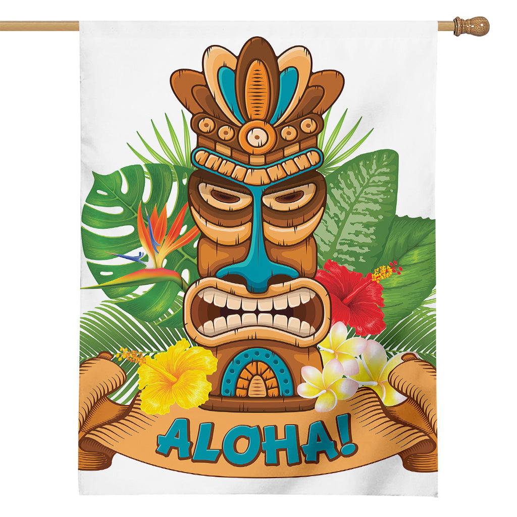 Aloha Tiki Print House Flag