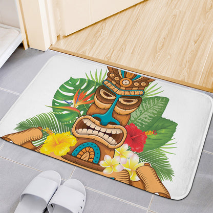 Aloha Tiki Print Indoor Door Mat