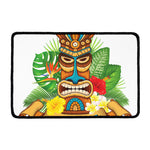 Aloha Tiki Print Kitchen Mat