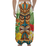 Aloha Tiki Print Lantern Pants