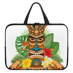 Aloha Tiki Print Laptop Sleeve With Handle