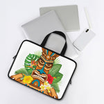 Aloha Tiki Print Laptop Sleeve With Handle