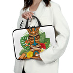 Aloha Tiki Print Laptop Sleeve With Handle