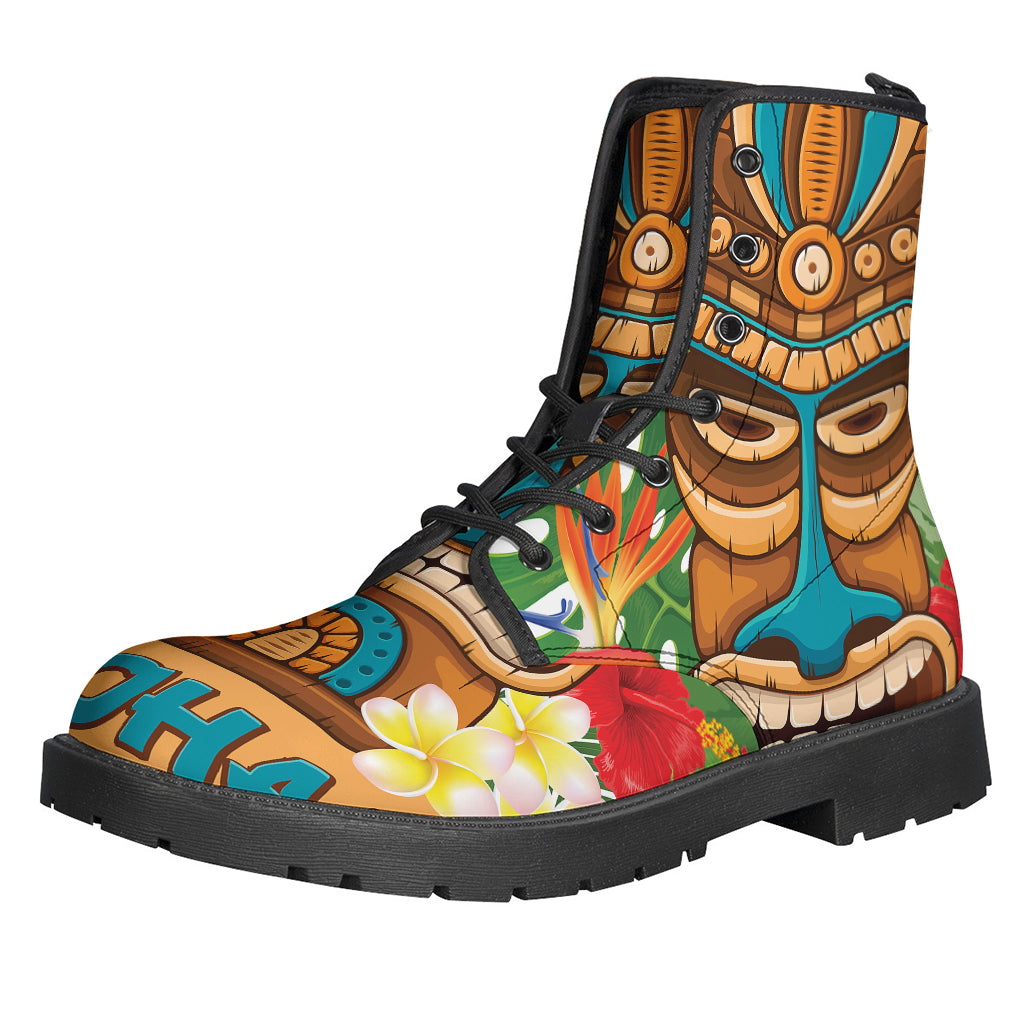 Aloha Tiki Print Backpack
