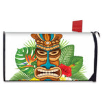 Aloha Tiki Print Mailbox Cover