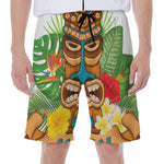 Aloha Tiki Print Men's Beach Shorts