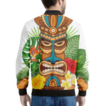 Aloha Tiki Print Men's Bomber Jacket