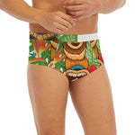 Aloha Tiki Print Men's Briefs