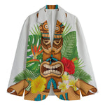 Aloha Tiki Print Men's Cotton Blazer