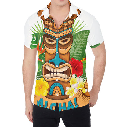 Aloha Tiki Print Men's Shirt