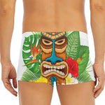 Aloha Tiki Print Men's Short Boxer Briefs