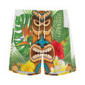 Aloha Tiki Print Men's Athletic Shorts