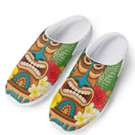 Aloha Tiki Print Mesh Casual Shoes