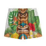 Aloha Tiki Print Mesh Shorts