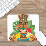 Aloha Tiki Print Mouse Pad