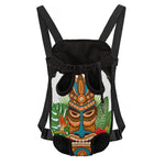 Aloha Tiki Print Pet Carrier Backpack