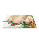 Aloha Tiki Print Pet Cooling Mat Cover