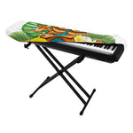 Aloha Tiki Print Piano Keyboard Cover