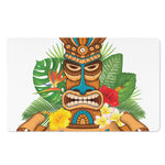 Aloha Tiki Print Polyester Doormat