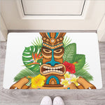 Aloha Tiki Print Rubber Doormat