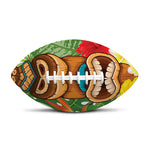 Aloha Tiki Print Rugby Ball