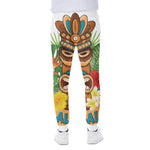 Aloha Tiki Print Scuba Joggers