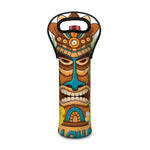 Aloha Tiki Print Single Neoprene Wine Tote