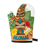 Aloha Tiki Print Single Oven Mitt