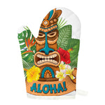 Aloha Tiki Print Single Oven Mitt