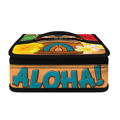 Aloha Tiki Print Small Lunch Bag