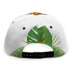 Aloha Tiki Print Snapback Cap