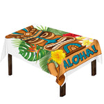 Aloha Tiki Print Tablecloth