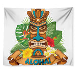 Aloha Tiki Print Tapestry