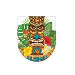 Aloha Tiki Print Toilet Lid Cover