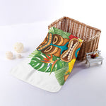 Aloha Tiki Print Towel