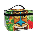 Aloha Tiki Print Travel Makeup Bag