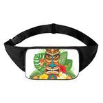 Aloha Tiki Print Waist Bag