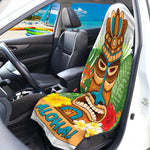 Aloha Tiki Print Waterproof Car Seat Cover
