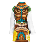 Aloha Tiki Print Women's Bathrobe