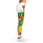 Aloha Tiki Print Women's Leggings