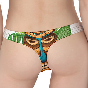 Aloha Tiki Print Women's Thong