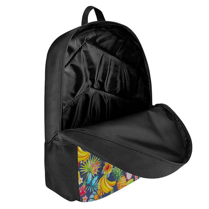 Aloha Tropical Fruits Pattern Print 17 Inch Backpack