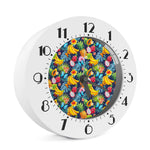 Aloha Tropical Fruits Pattern Print Alarm Clock