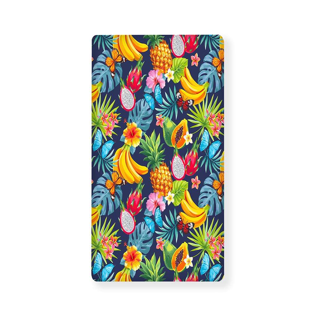 Aloha Tropical Fruits Pattern Print Baby Crib Sheet