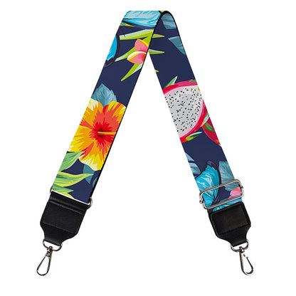 Aloha Tropical Fruits Pattern Print Bag Strap