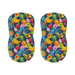 Aloha Tropical Fruits Pattern Print Bar Stool Covers