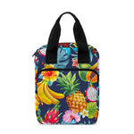 Aloha Tropical Fruits Pattern Print Bible Tote Bag