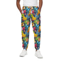 Aloha Tropical Fruits Pattern Print Cotton Sweatpants