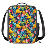Aloha Tropical Fruits Pattern Print Crossbody Lunch Bag